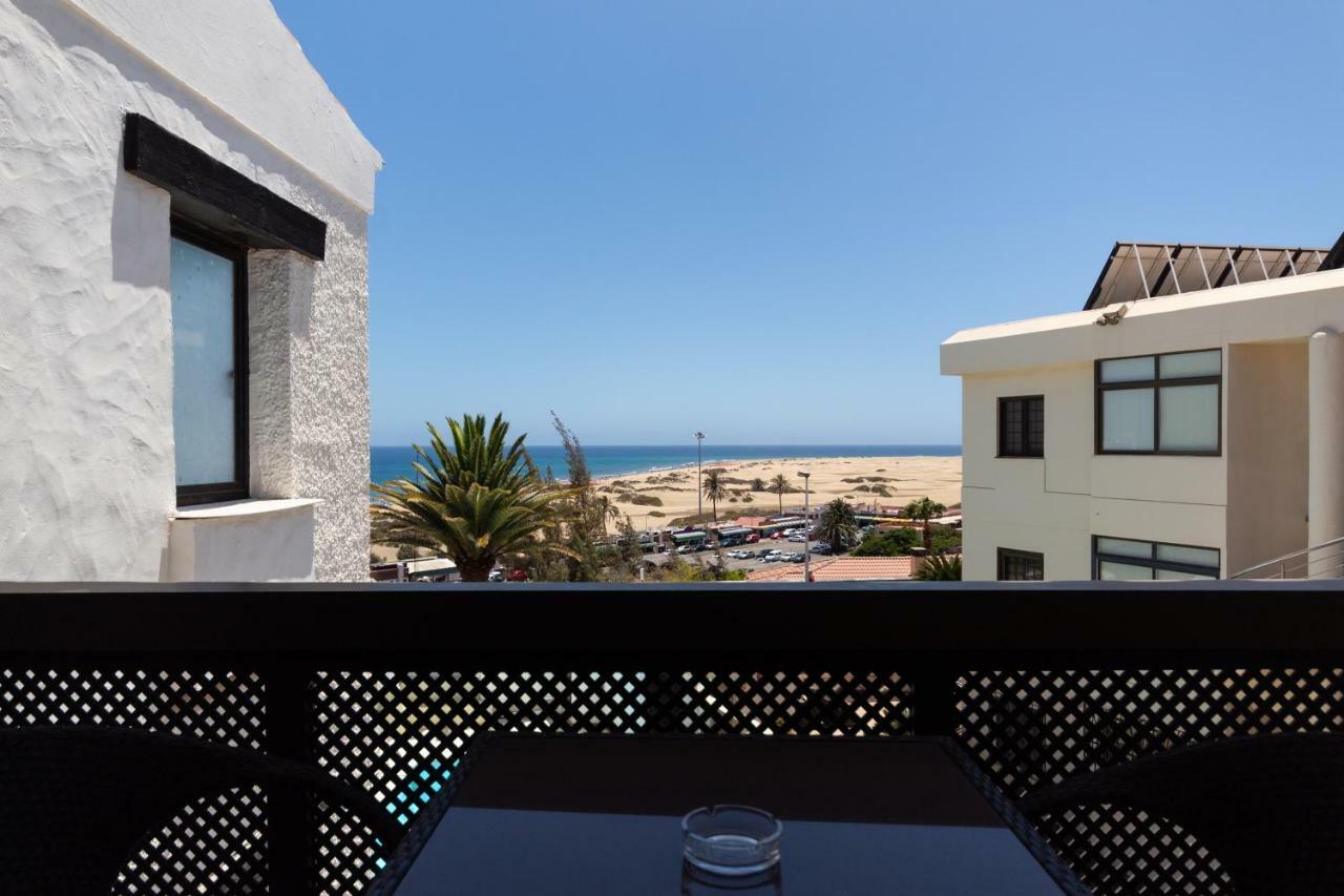 Primera Linea De Playa Del Ingles Y Las Dunas De Maspalomas Buitenkant foto